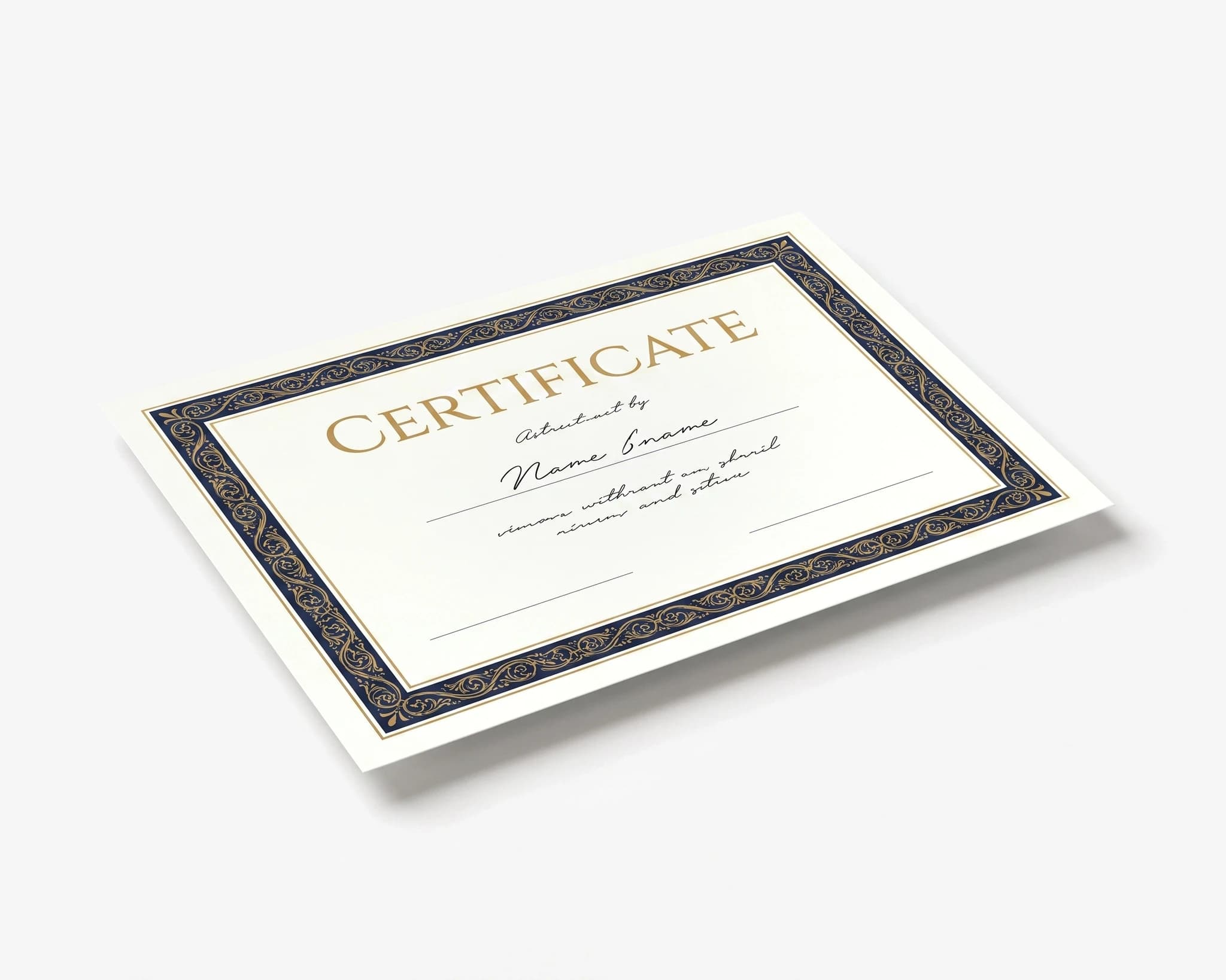 Certificates